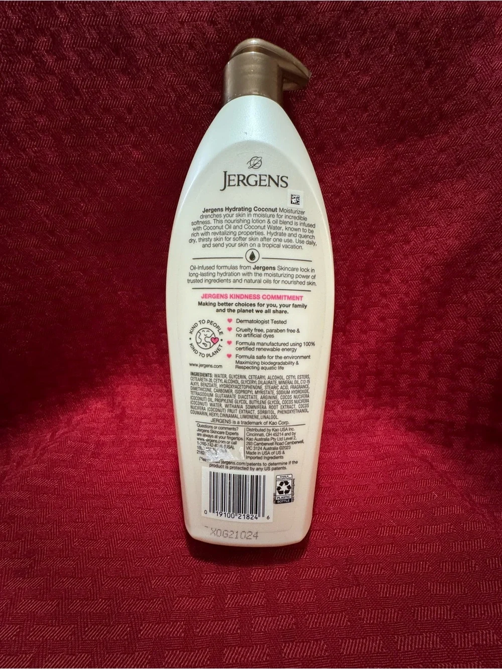 Jergens Hydrating Coconut Moisturizer